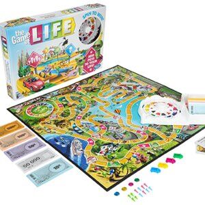 The Game of Life Hasbro Board Game New Sealed English Version For Age 8+